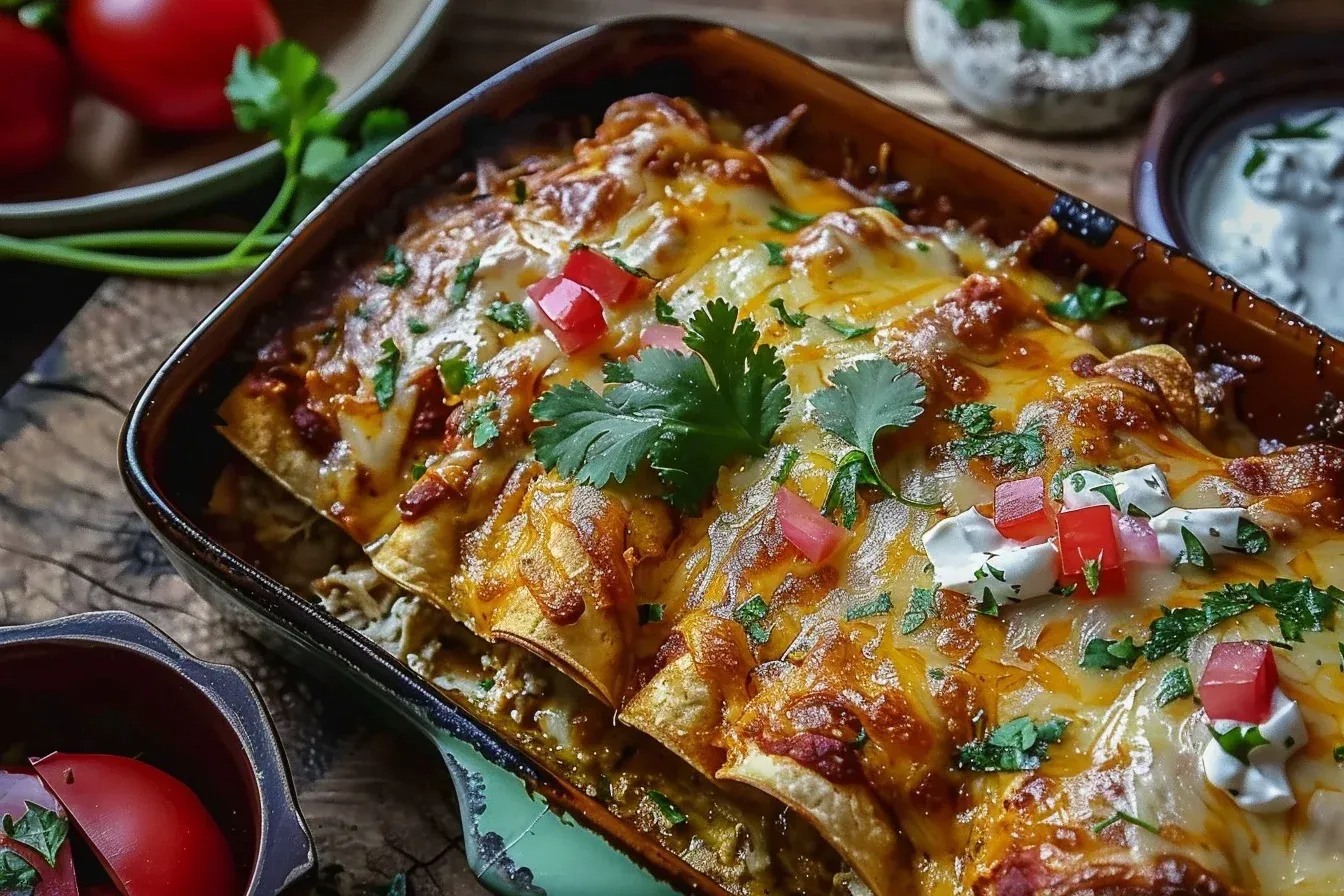 crockpot chicken enchiladas recipe: 8 Easy Recipes
