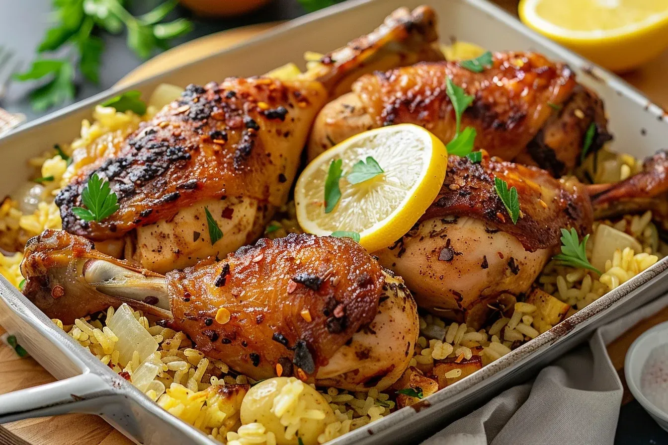 baked chicken legs rice: 5 Best Recipes to Try 1 baked chicken legs rice: 5 Best Recipes to Try
