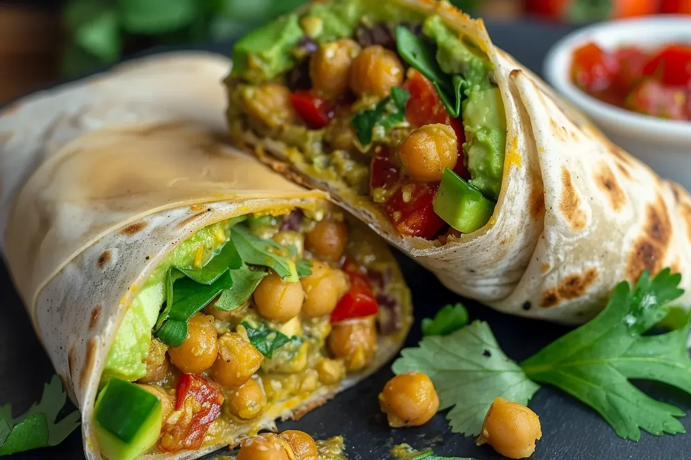 spicy chickpea avocado wrap: 7 Ultimate Party Ideas