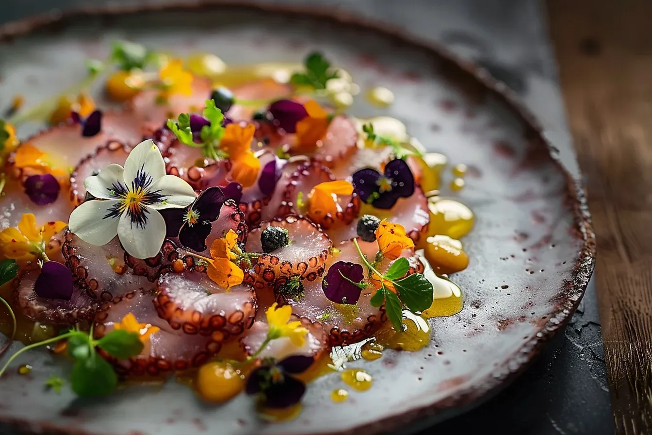 floral octopus carpaccio stunning: 6 Simple & Tasty Recipes