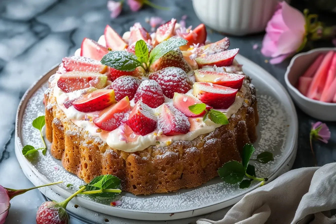 norwegian rhubarb cake springtime: 8 Easy Recipes