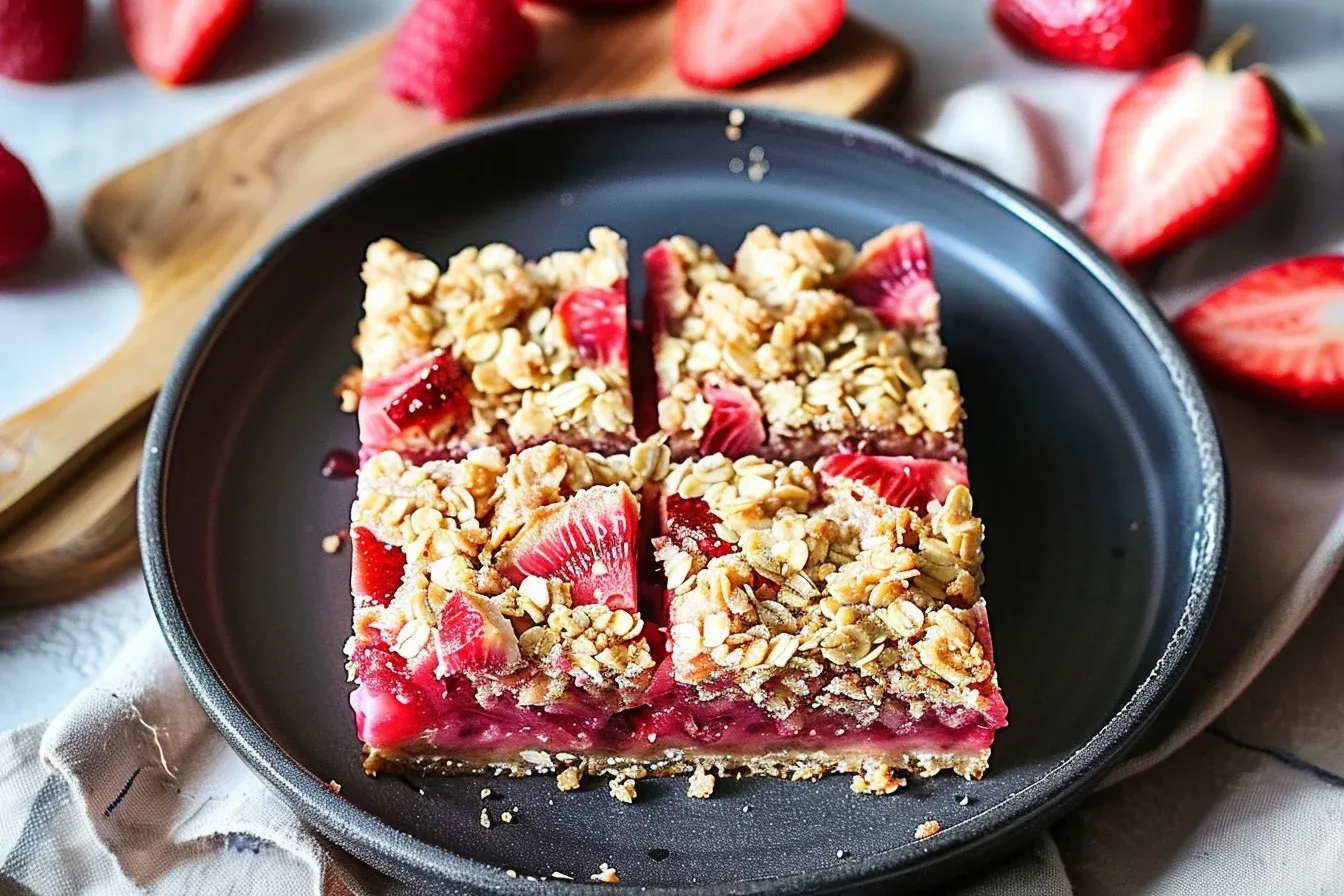 irresistible rhubarb oat bars: 4 Perfect Quick Recipes