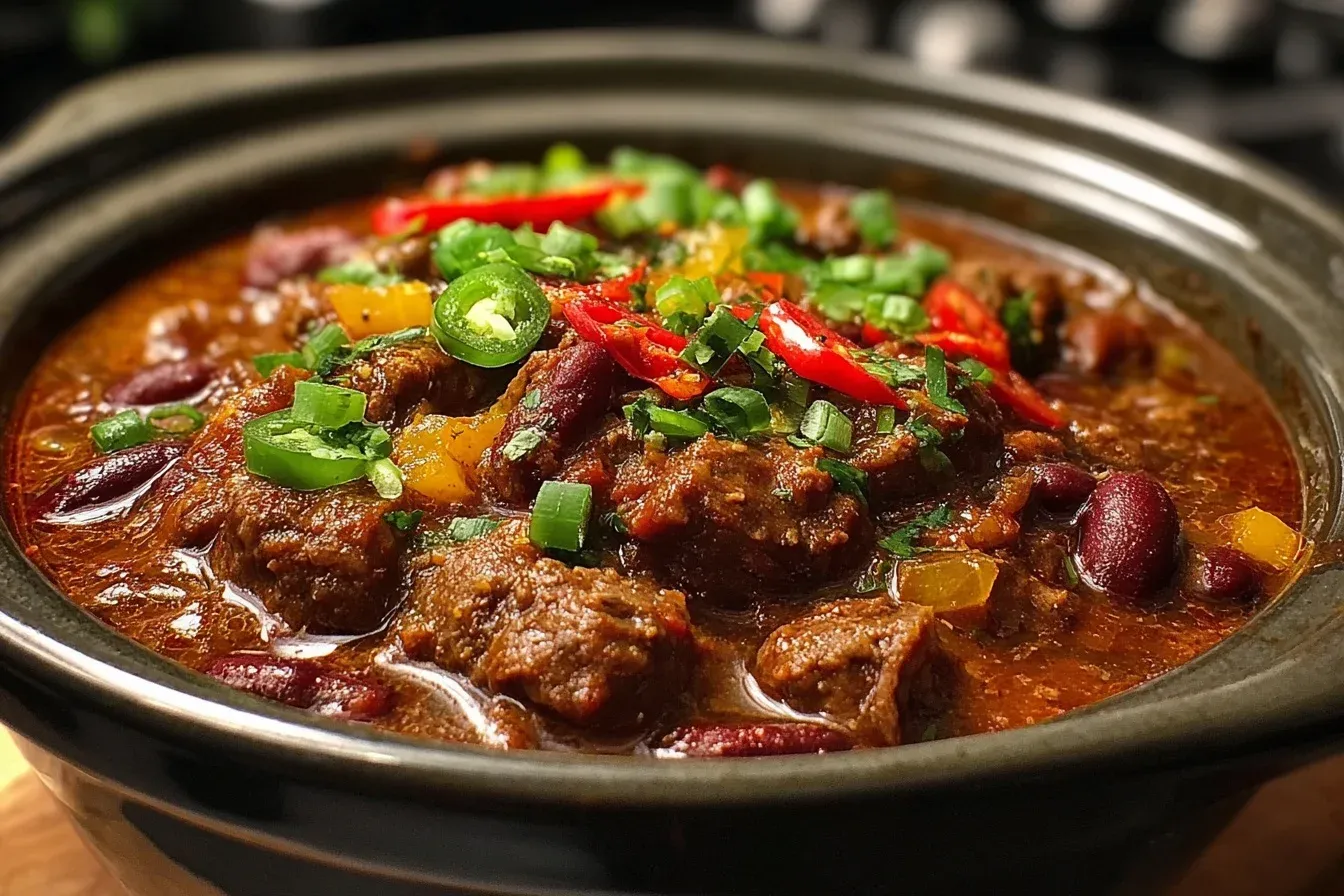 hearty crockpot beef chili: 5 Easy Recipes 1 hearty crockpot beef chili: 5 Easy Recipes