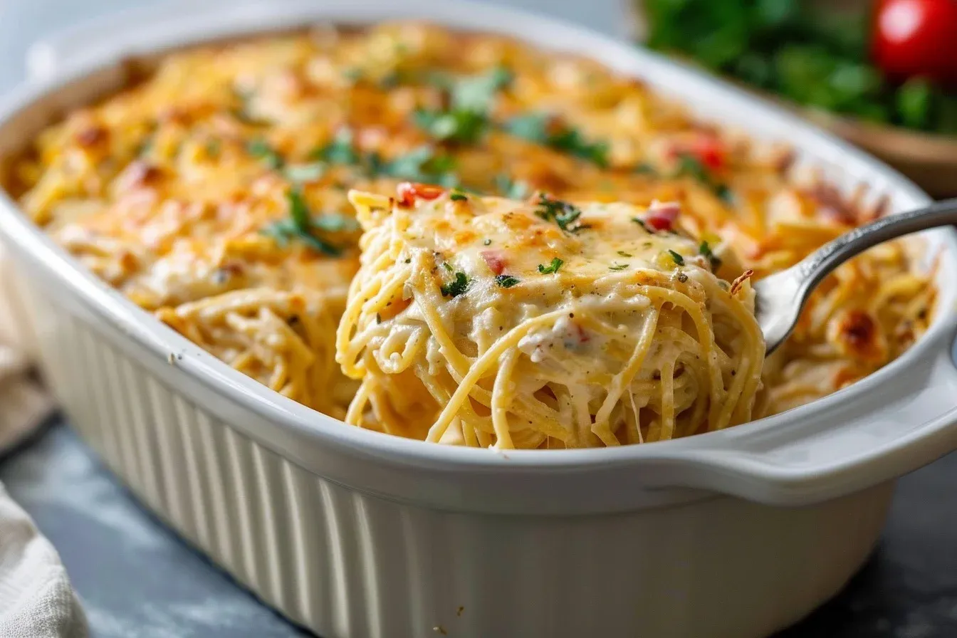 creamy chicken spaghetti casserole: 6 Simple & Tasty Recipes