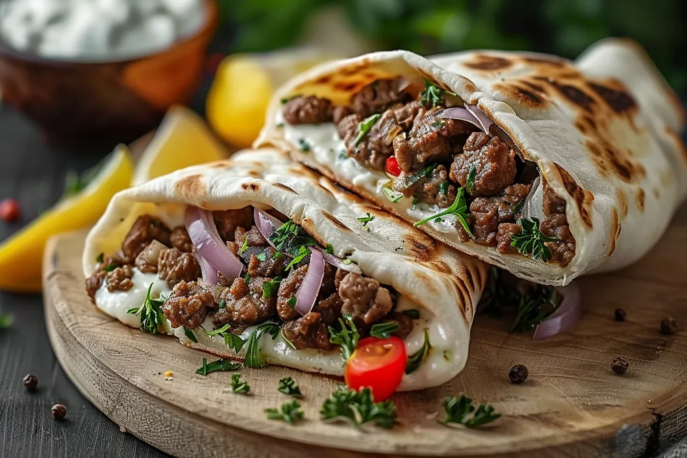 greek beef stuffed pita: 3 Ultimate Party Ideas