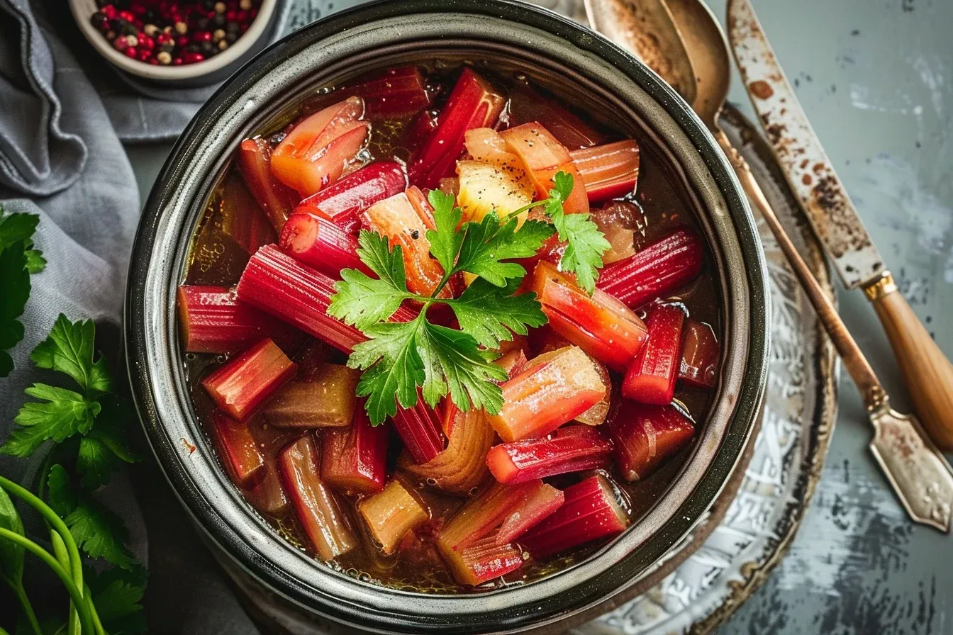 sweet tangy stewed rhubarb: 4 Easy Recipes