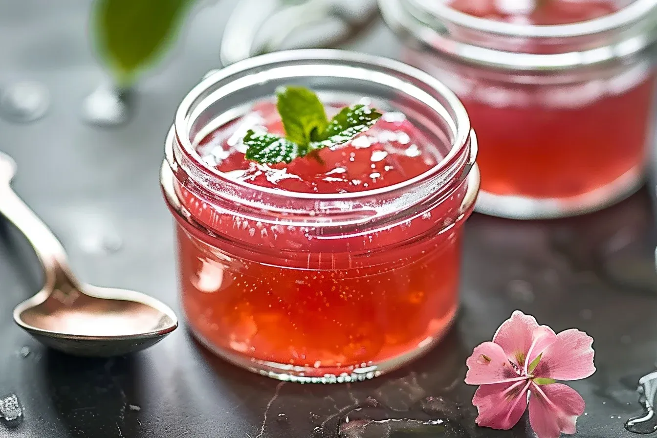 sweet tangy rhubarb jelly: 10 Amazing Homemade Ideas