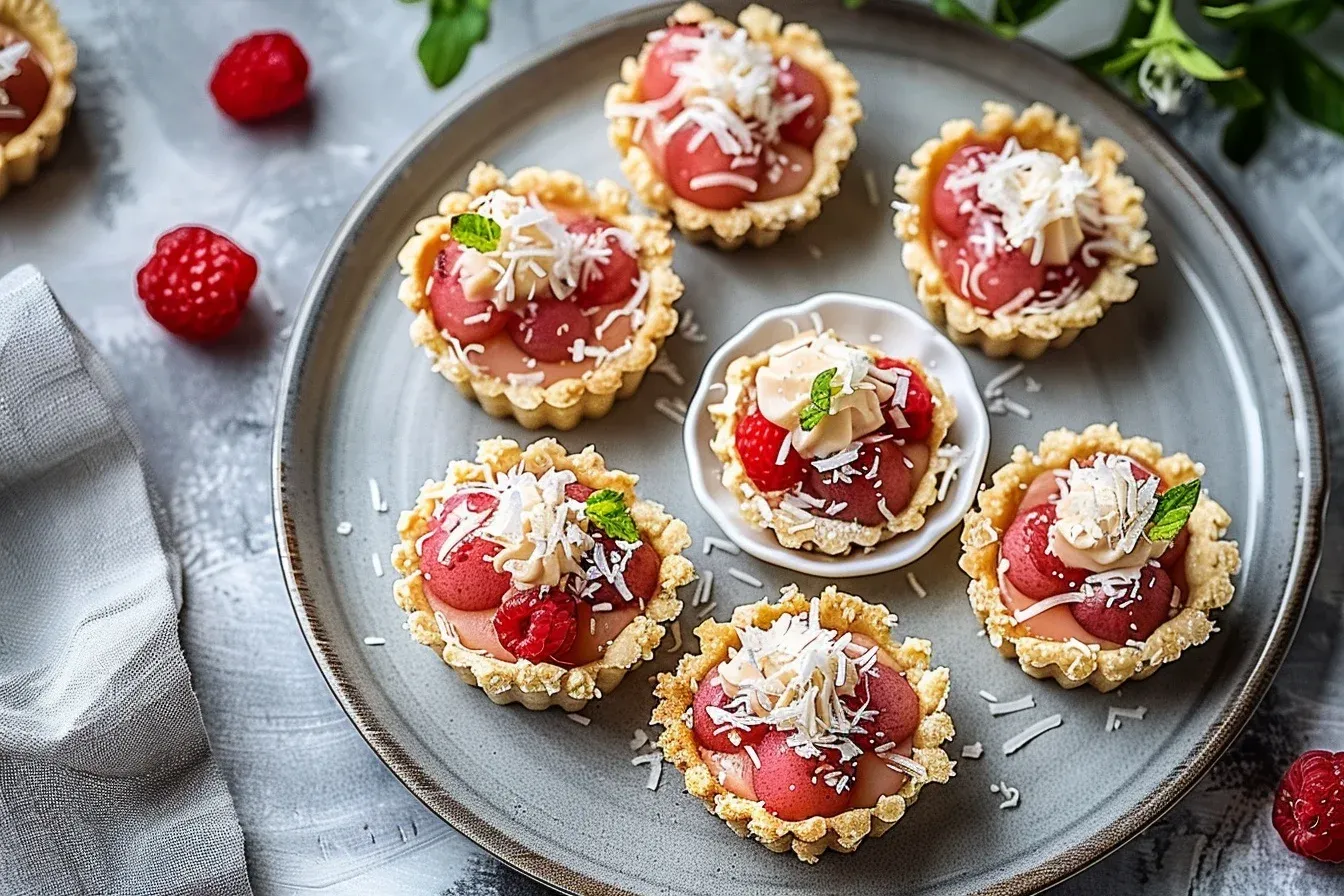 rhubarb coconut macaroon tarts: 6 Ultimate Party Ideas