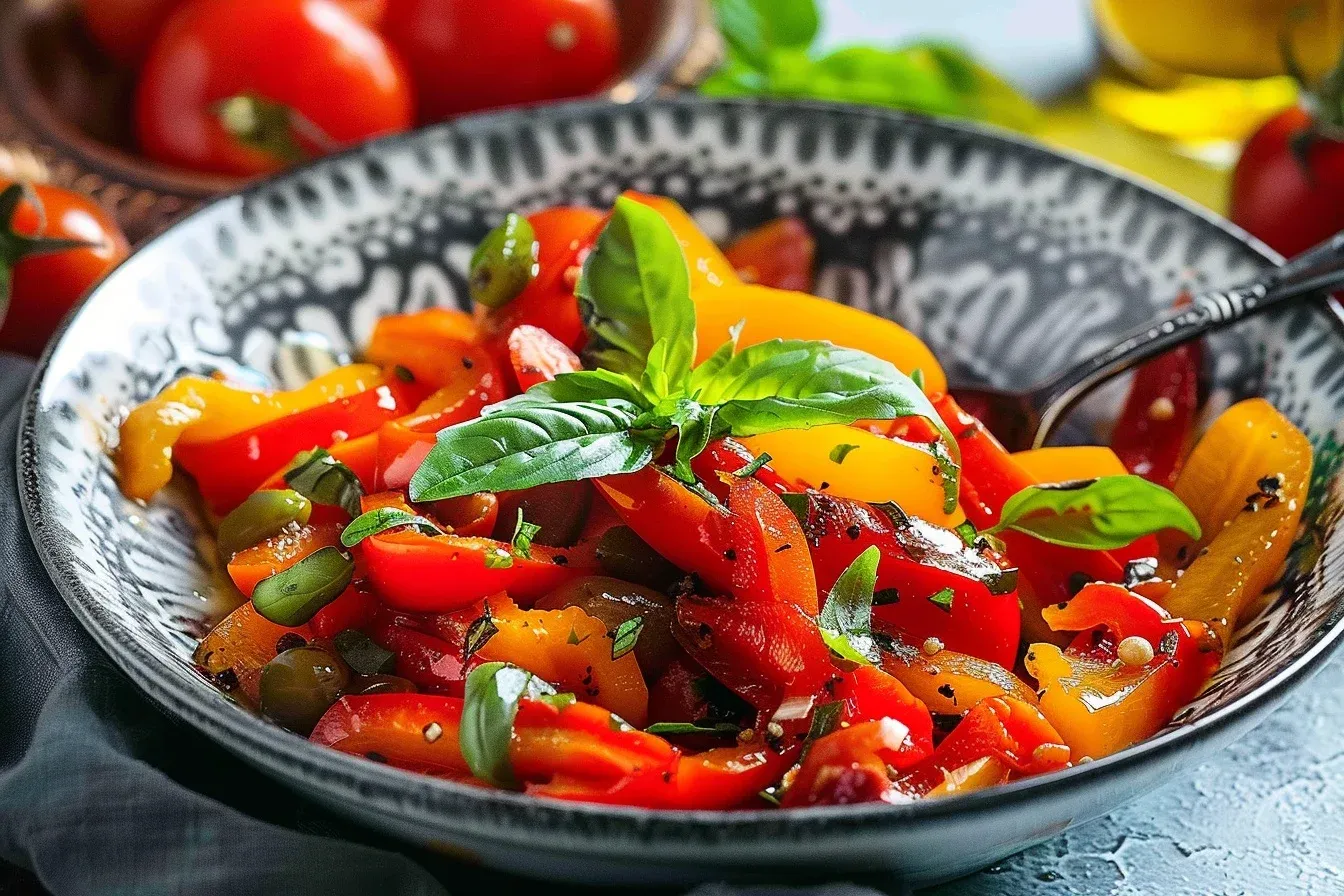 peperonata italian stewed peppers: 4 Easy Recipes