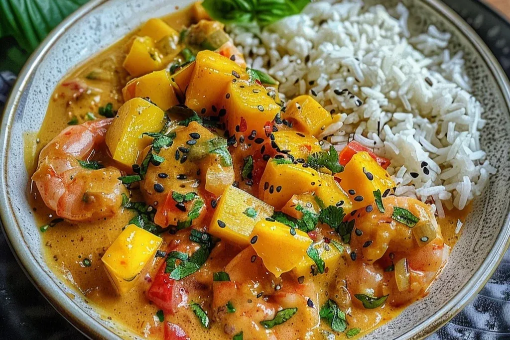 creamy mango coconut curry: 8 Perfect Quick Recipes 1 creamy mango coconut curry: 8 Perfect Quick Recipes