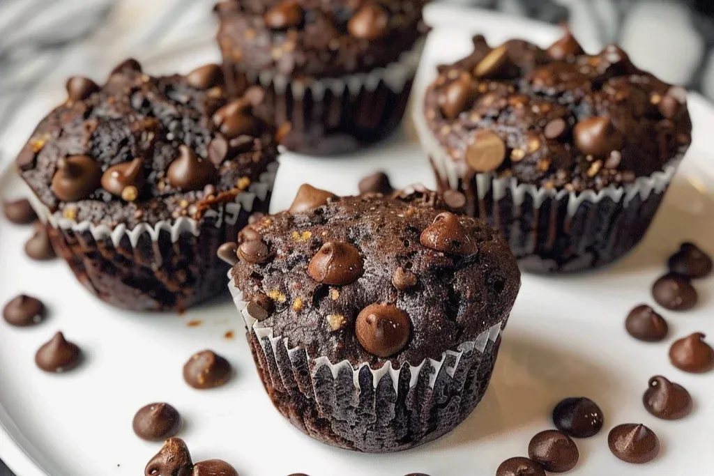 veggie-loaded chocolate lentil muffins: 8 Easy Recipes