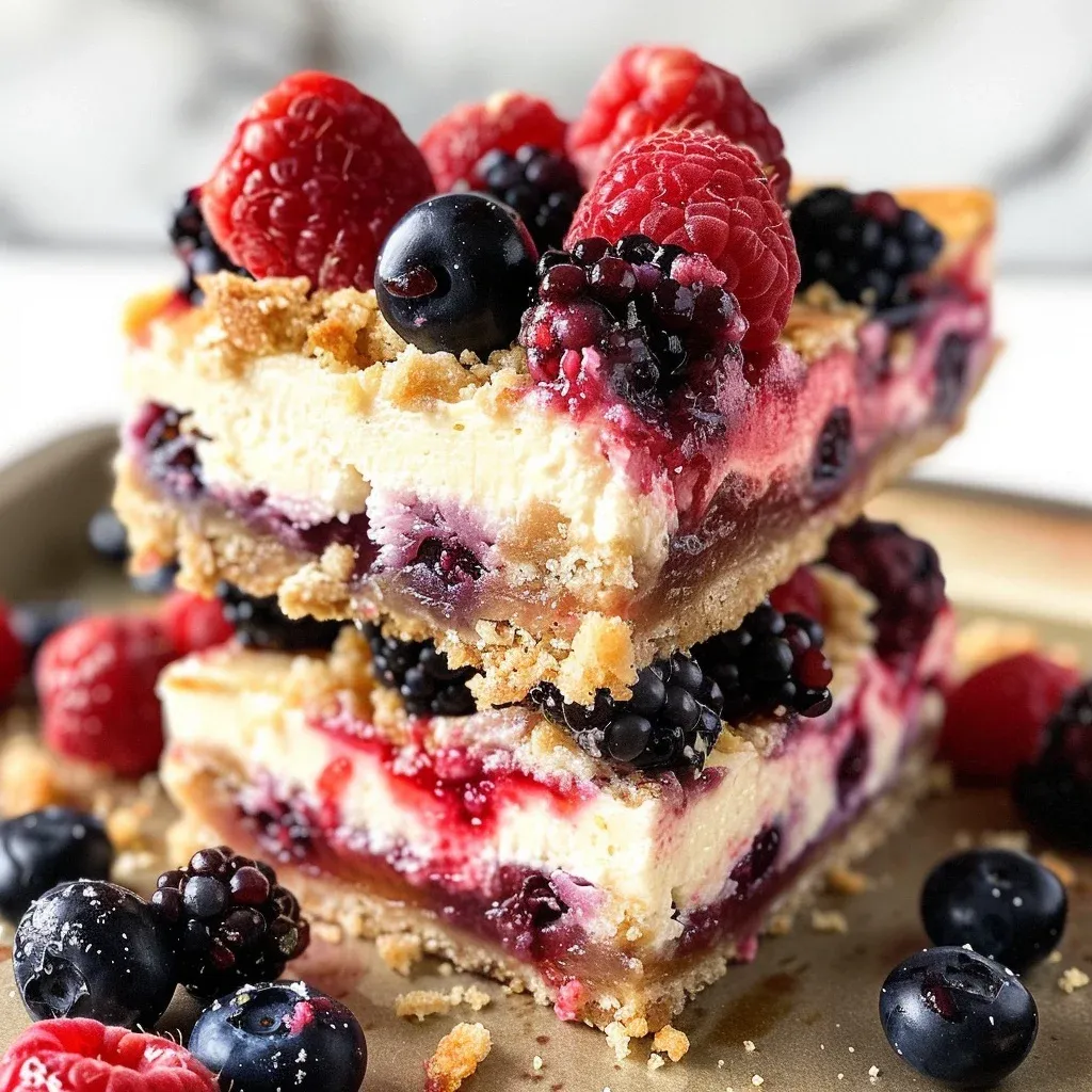 triple berry cheesecake bars: 8 Easy Recipes 2 1779836972827 8kv57jo1ncx image