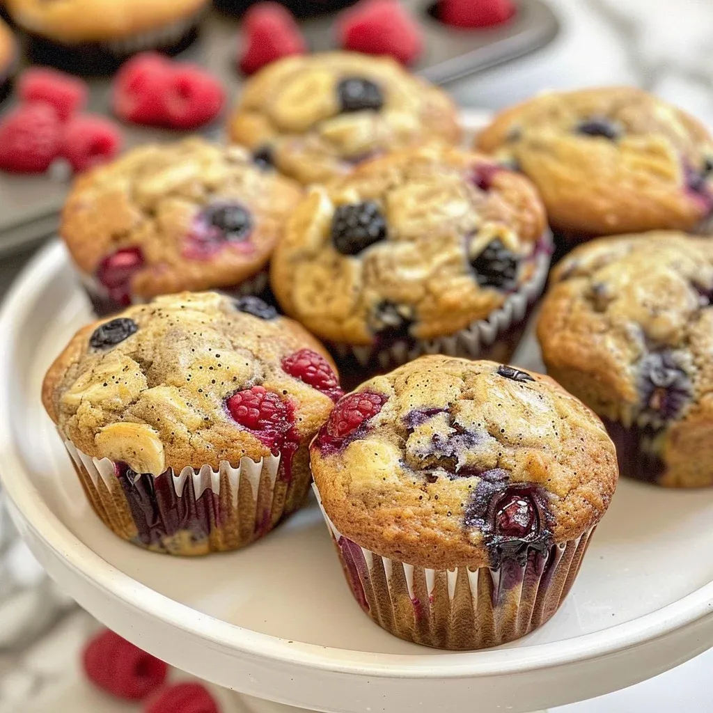 triple berry banana muffins: 3 Easy Recipes 1 triple berry banana muffins: 3 Easy Recipes