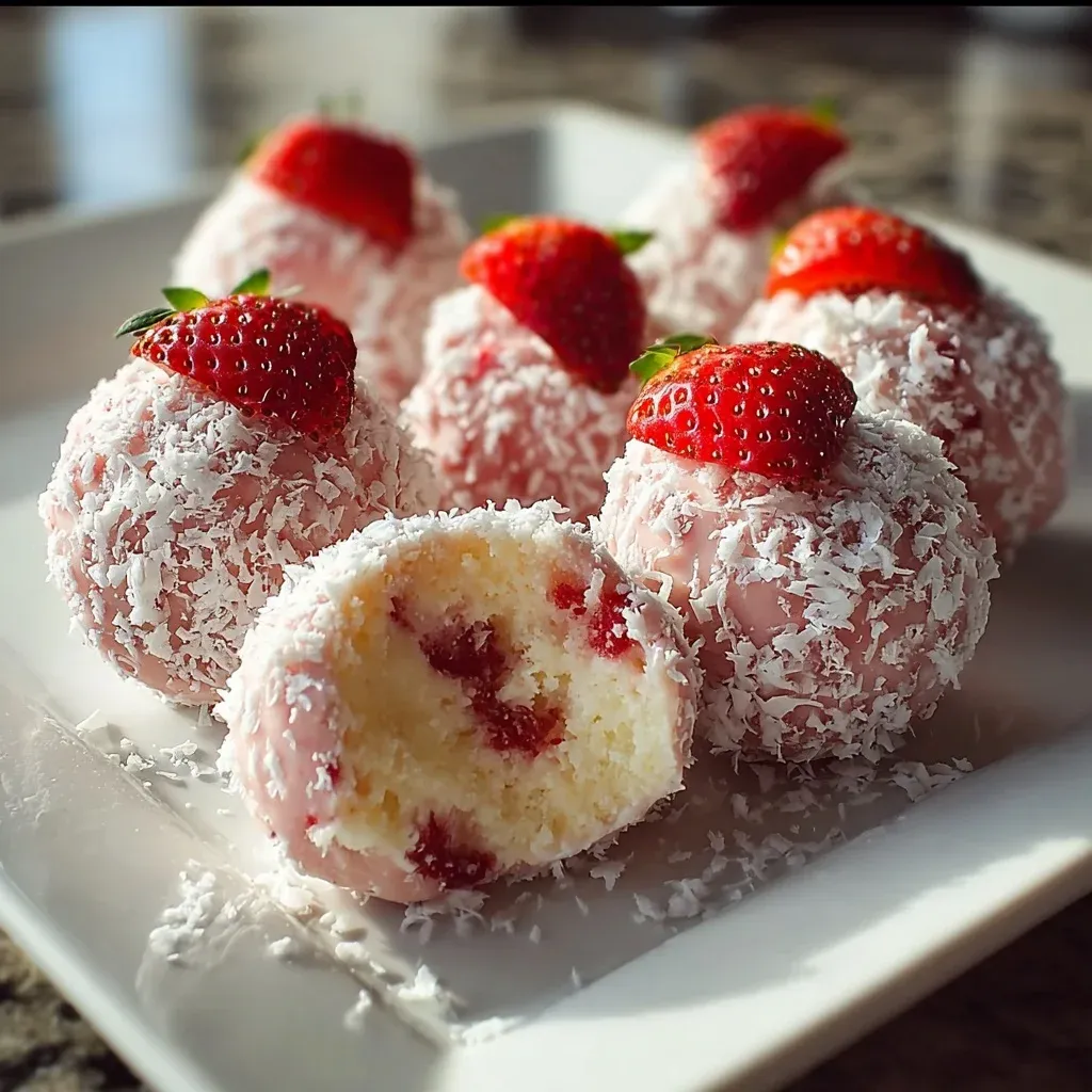 no-bake strawberry shortcake balls: 6 Easy Recipes