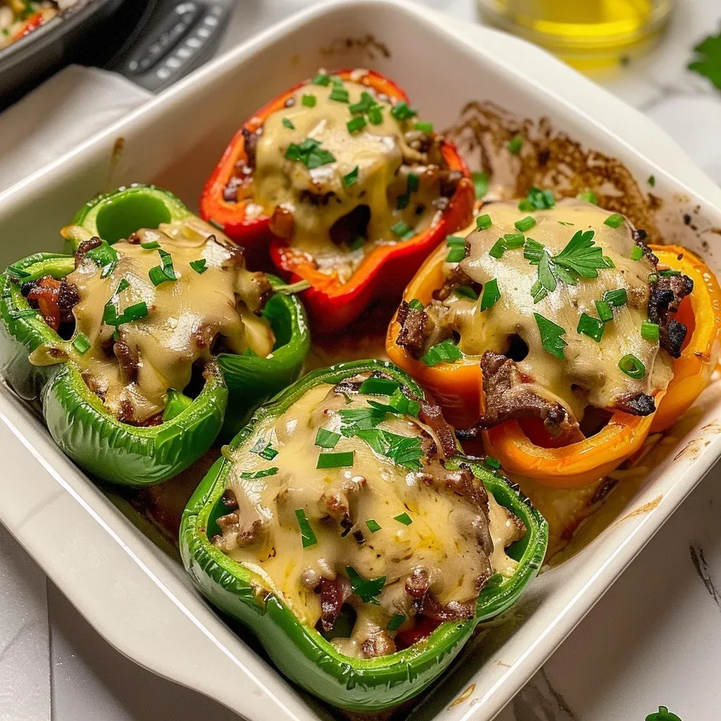 philly cheesesteak stuffed peppers: 7 Ultimate Party Ideas
