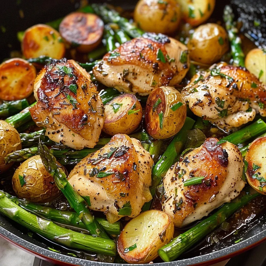 one-pan chicken asparagus potatoes: 5 Amazing Homemade Ideas