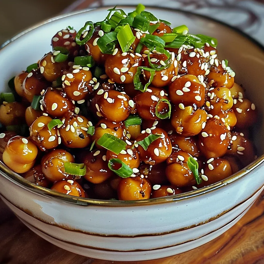 vegan sticky sesame chickpeas: 3 Amazing Homemade Ideas