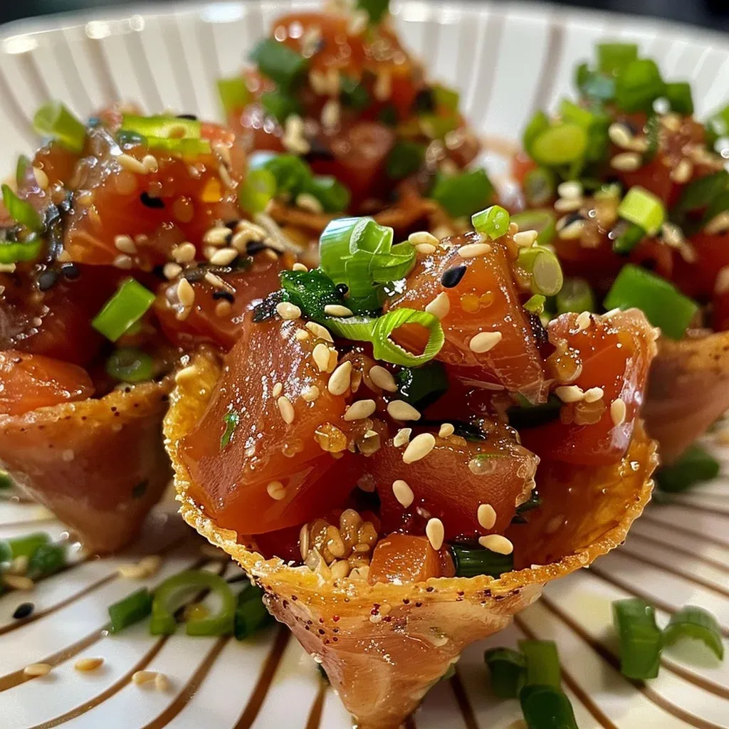 delicious spicy tuna sesame: 4 Ultimate Party Ideas