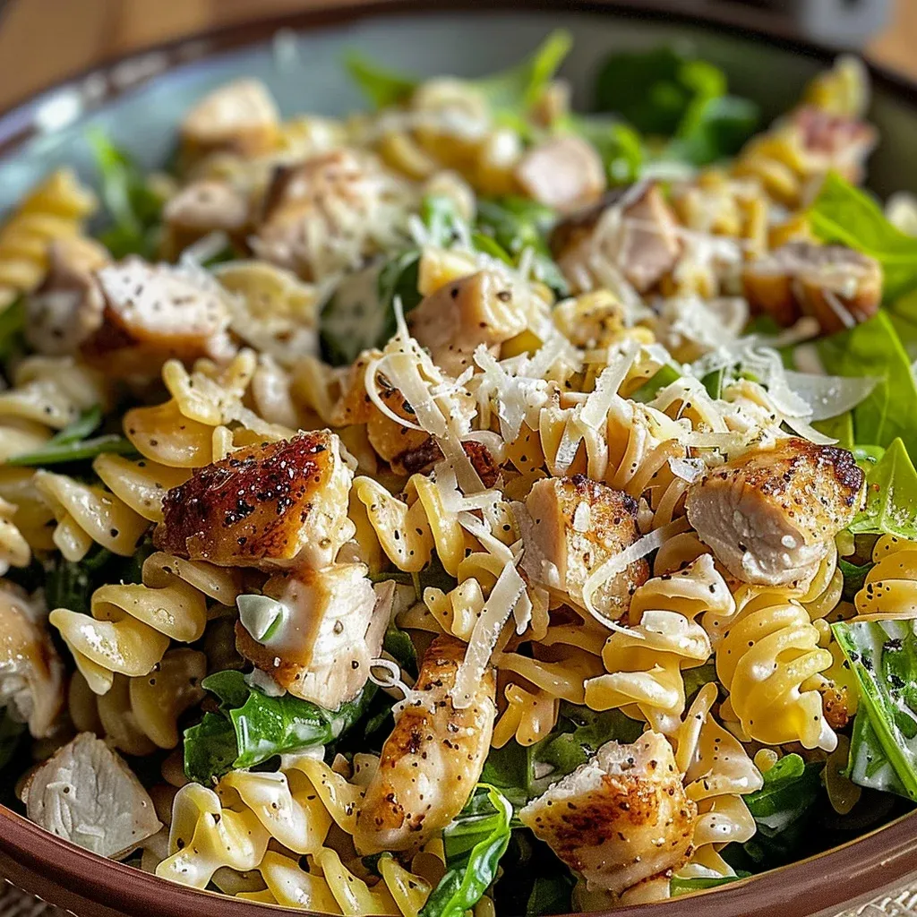 savory chicken caesar pasta: 6 Amazing Homemade Ideas
